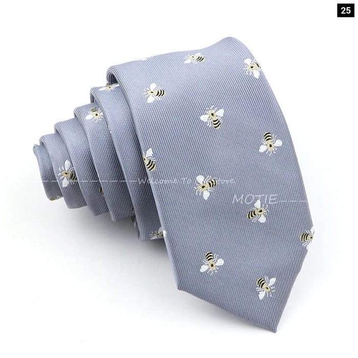 Blue Sailboat Necktie For Men Weddings Parties And Daily Wear