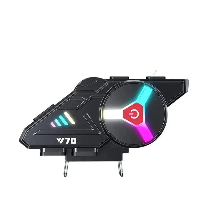 Y70 Motorcycle Bluetooth Helmet Headset With Rgb Lights And Dual Phone Support