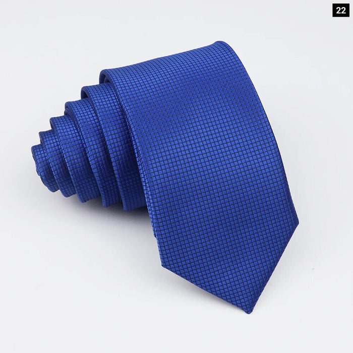 Classic Slimplaid Neck Ties For Men Business And Wedding Essential