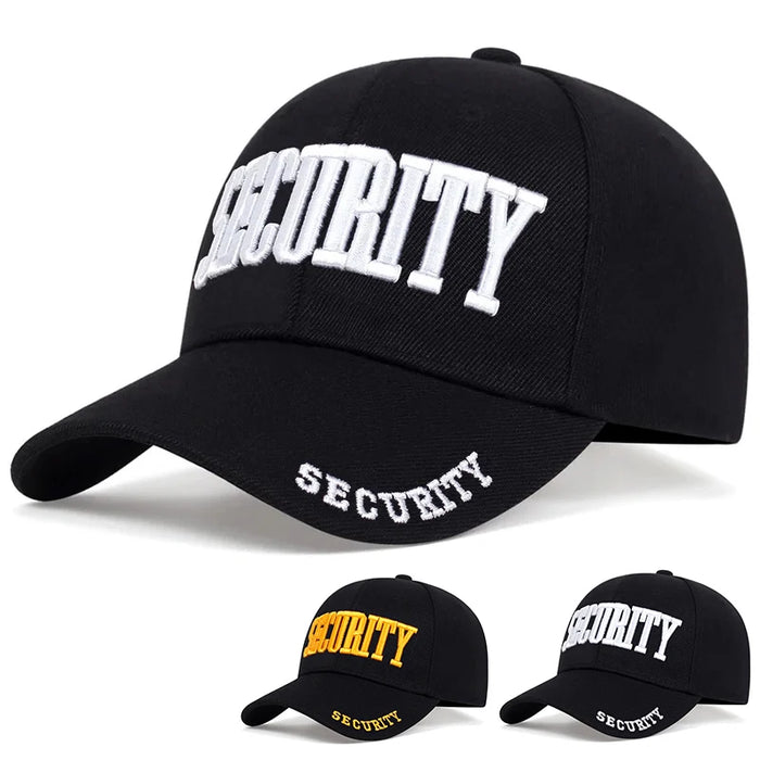 Adjustable Security Baseball Cap / Hat For Outdoor Wear