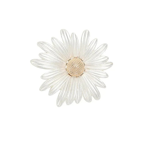 Snow Chrysanthemum Brooch Enamel Lapel Pin For Womens