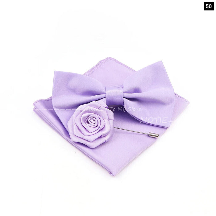 Colourful Bowtie Set For Business And Weddings