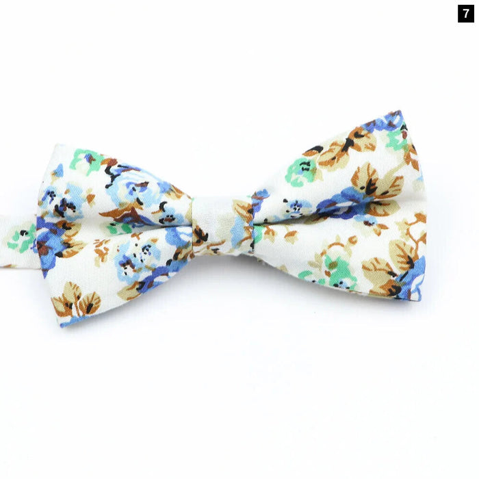 Colourful Floral Bow Ties Fashionable And Fun For Kids