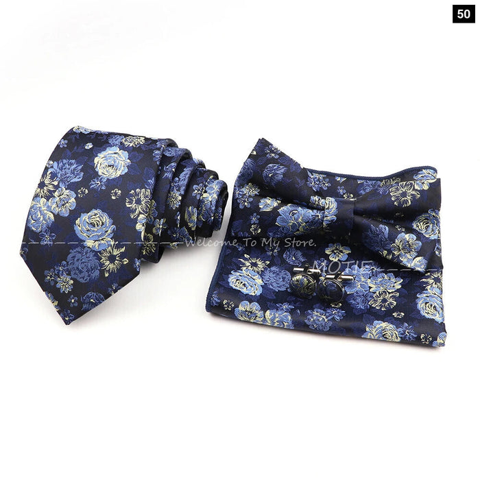 Classic Plant Tie Set For Weddings And Daily Wear