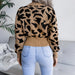 Leopard Pattern Sweater For Women