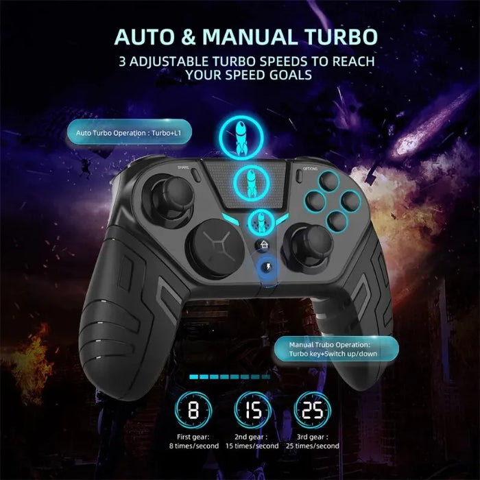 Bluetooth Dual Vibration Gamepad For Ps4