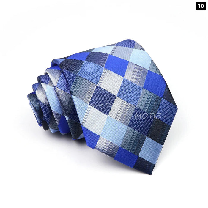 Colour Lattice Neckties For Business And Parties