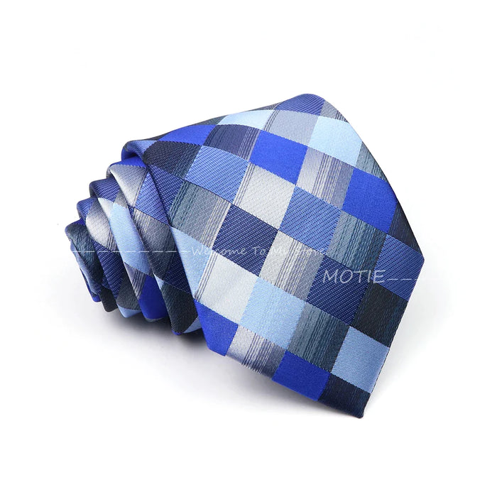 Colour Lattice Neckties For Business And Parties