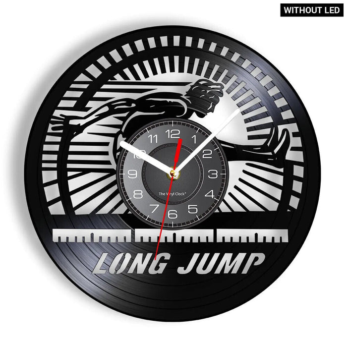 Track And Field Vinyl Record Wall Clock