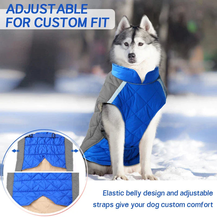 Winter Dog Coat Waterproof Reflective Cozy For Small Medium Large Dogs