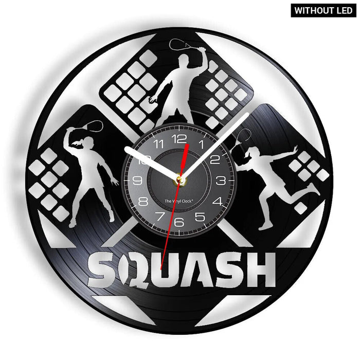 Squash Vinyl Lp Wall Clock