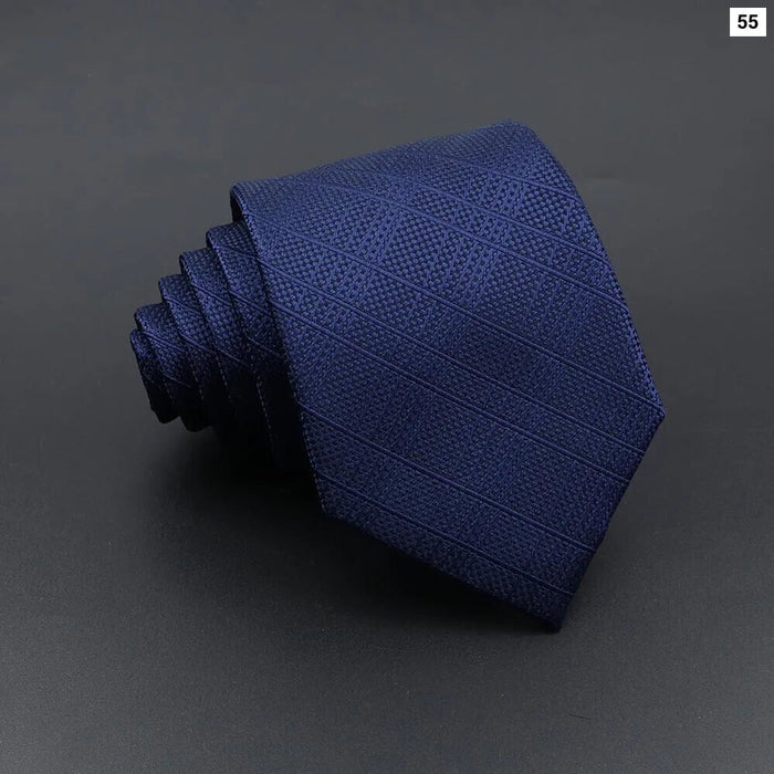 Classic Jacquard Plaid Tie For Business Weddings And Daily Wear