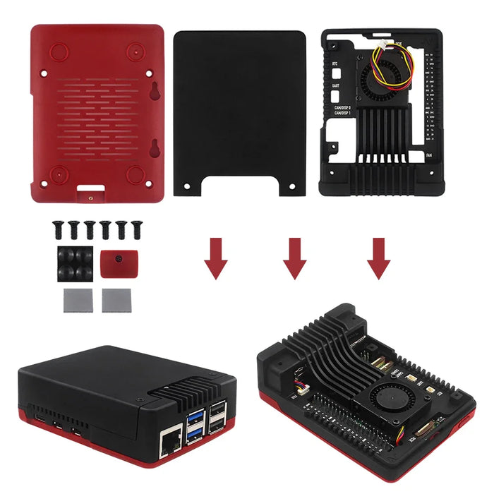 Aluminum Case With Pwm Cooling For Raspberry Pi 5