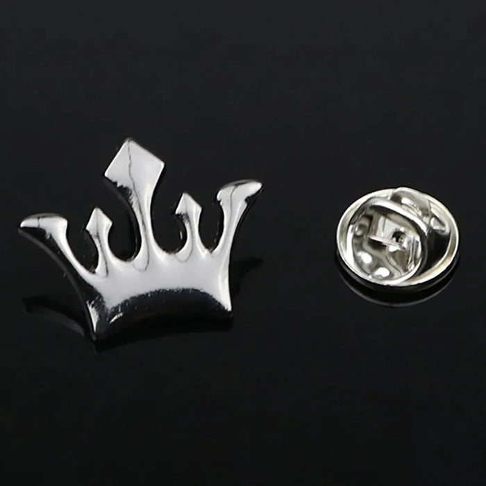 Shine Bright With Our Novelty Crown Star Lapel Pin For Suits Dresses