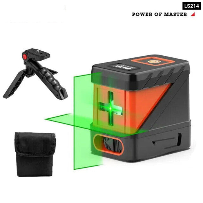 Hilda 2 Line Green Laser Level Self Leveling