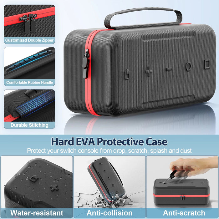 Portable Switch Oled Carrying Case Hard Shell