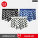 3 Piece Plaid Print Mens Boxers