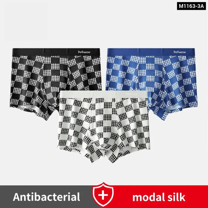 Pack Of 3 Soft Modal Mens Boxers