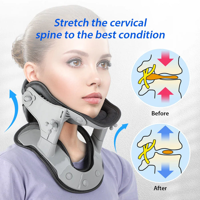 Adjustable Neck Traction Device For Pain Relief