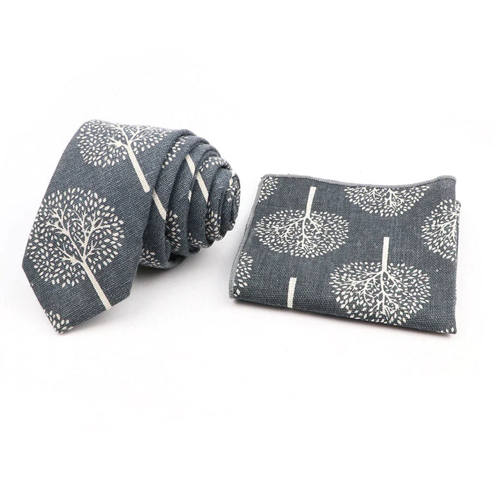 Unisex Linen Ties Set For Weddings And Business