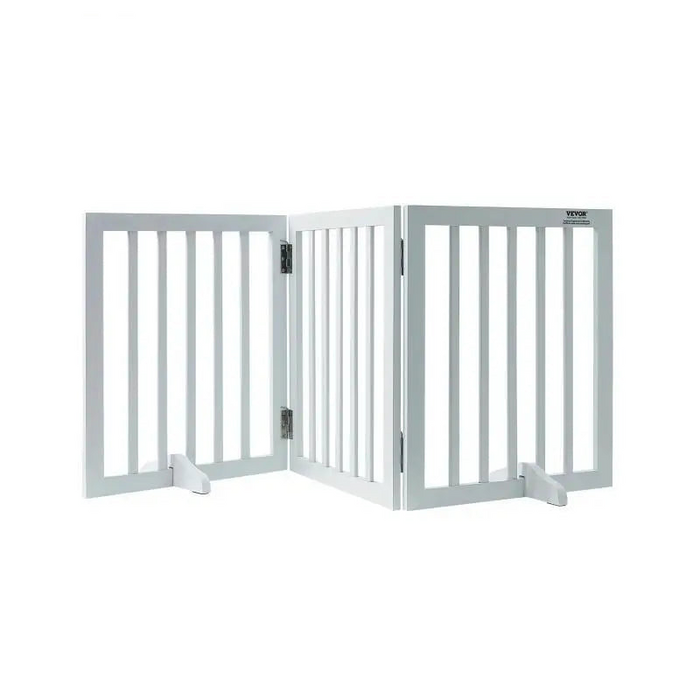 Foldable Free Standing Narrow Passage Pet Gate For Dogs