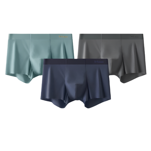 Pack Of 3 Ice Silk Mens Boxers Antistatic