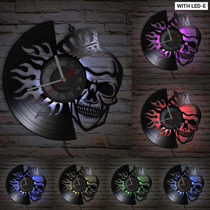 Day Of The Dead Vinyl Record Wall Clock