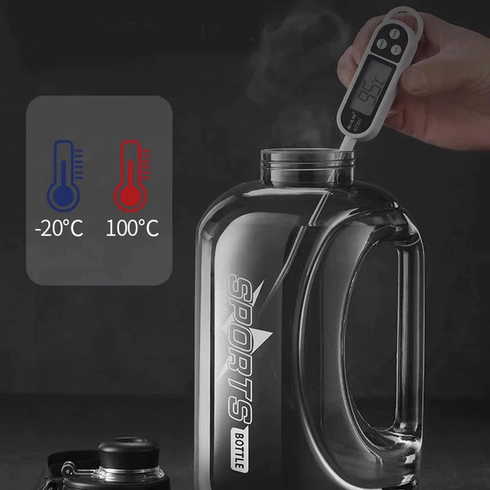Travel Friendly Big Water Bottle With Straw