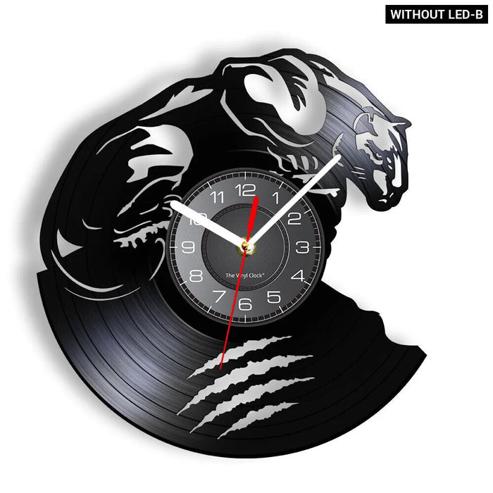 Arctic Cat Panther Vinyl Record Wall Clock