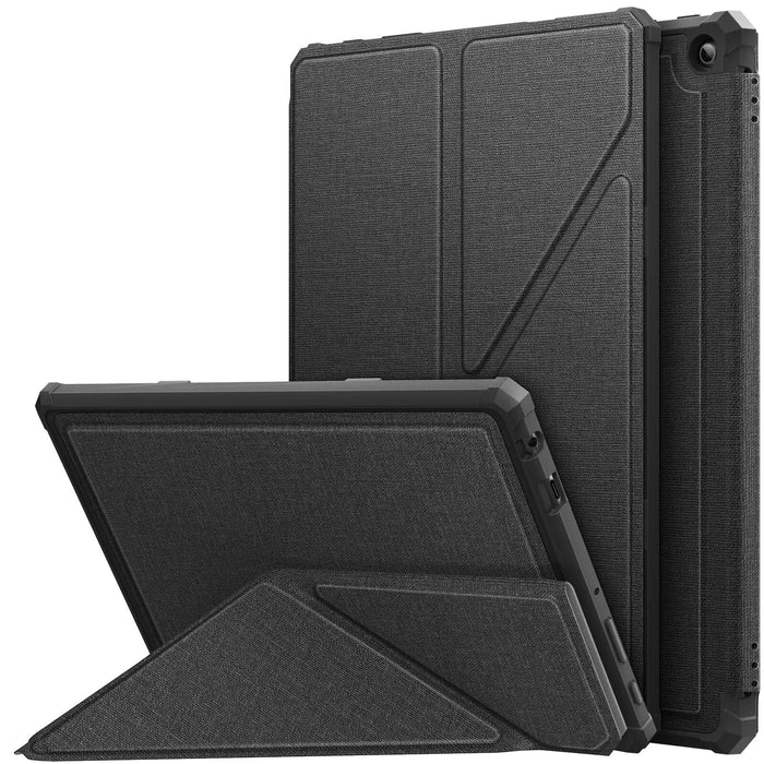 Standing Shell Cover with Magnetic PC Back Case for New Amazon Kindle Fire HD 10 Tablet