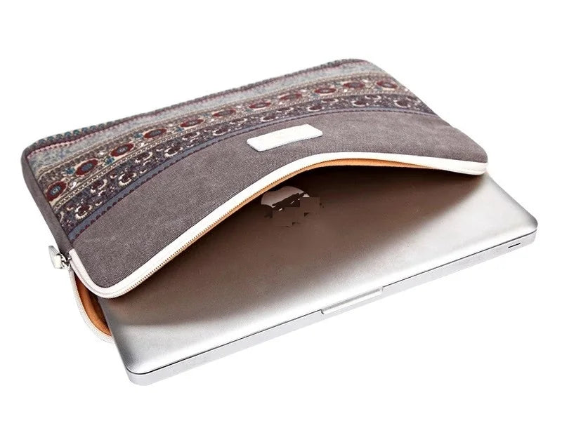 For Macbook Air Pro Mens 11,12,13,14,15,15.6 Inch Canvas Notebook Cover Sleeve Case Laptop Bag