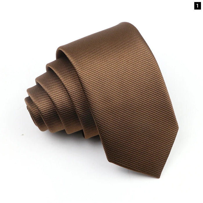 Brown Necktie For Weddings And Daily Wear