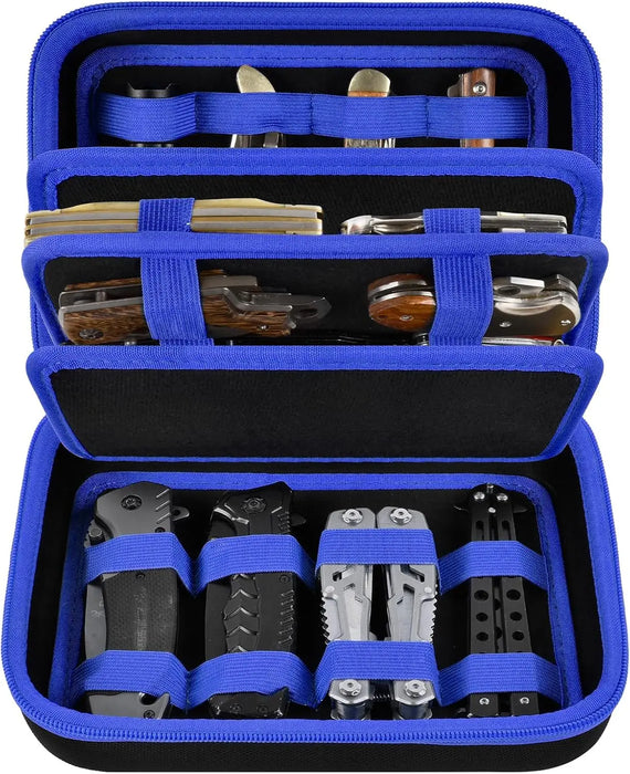 24 Slot Folding Knife Display Case For Tactical/Hunting/Edc/Survival Knives