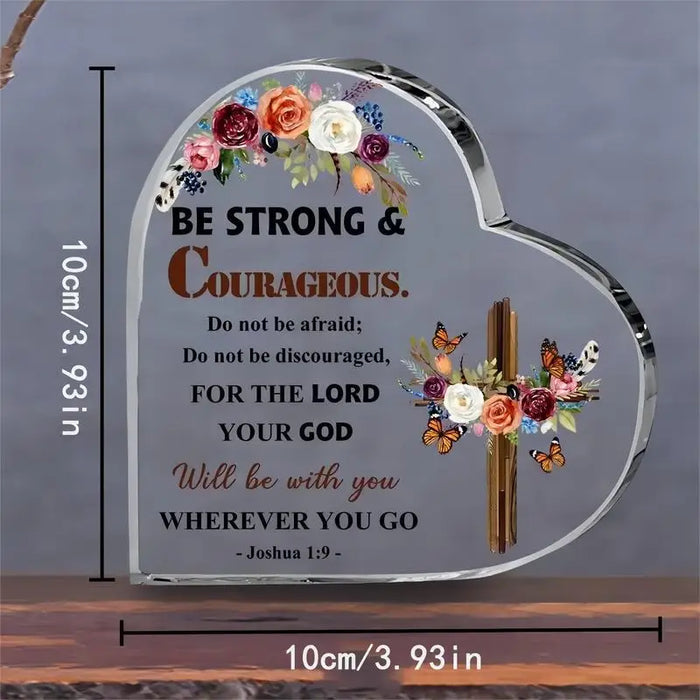 Christian Acrylic Plaque With Joshua Bible Verse Perfect Party Decor Or Gift