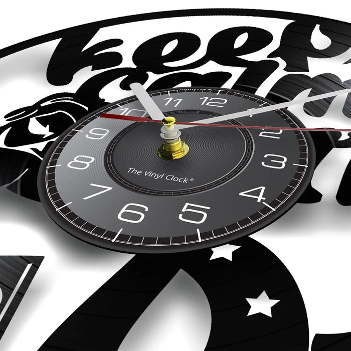 Personalized Dj Vinyl Record Wall Clock