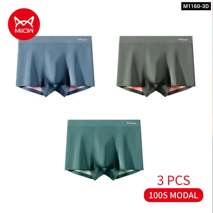 Pack Of 3 Modal Antibacterial Mens Boxers