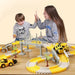 Electric Track Toy Car Set For Kids