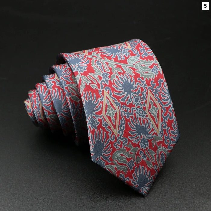 Super Soft Silk Ties Mens Fashion 7cm Necktie For Wedding