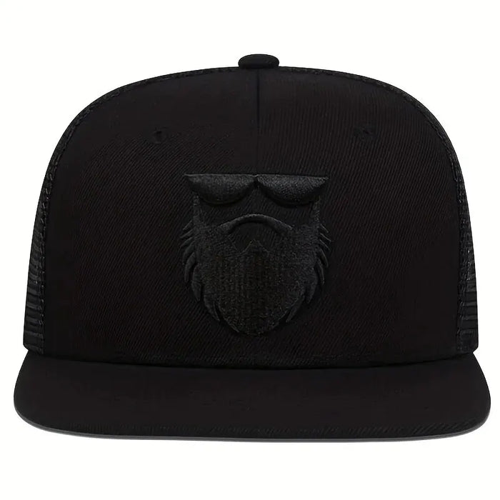 Adjustable Beard Embroidery Baseball Cap / Hat