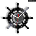 Captains Wheel Vinyl Record Wall Clock