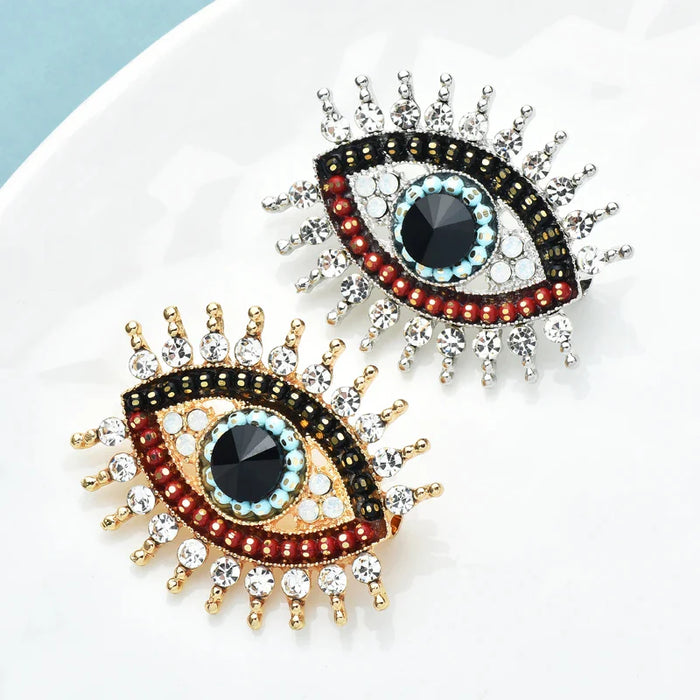 Eye Brooches Classic Big Beauty Eyes Pin