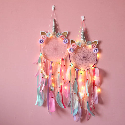 Boho Unicorn Dream Catcher For Girls Room Decor