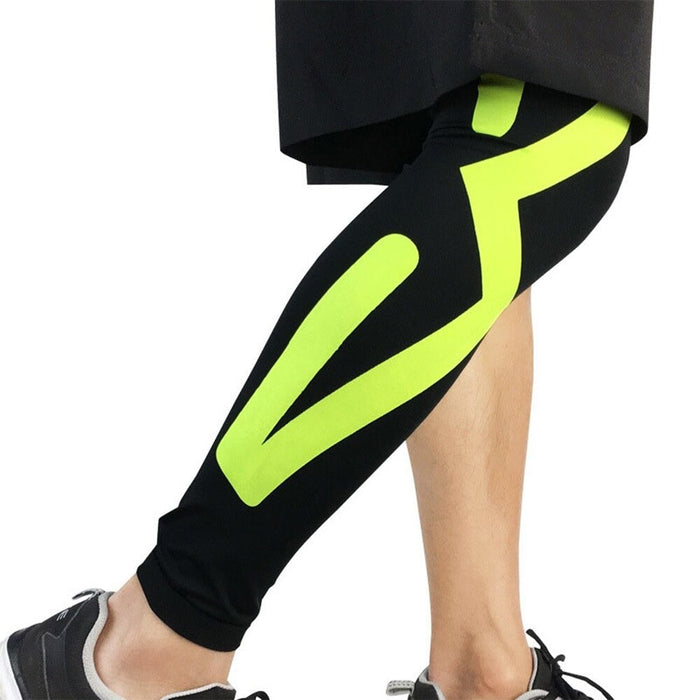 1 Piece Fitness Compression Leg Knee Long Sleeves For Baseball Basketball Running