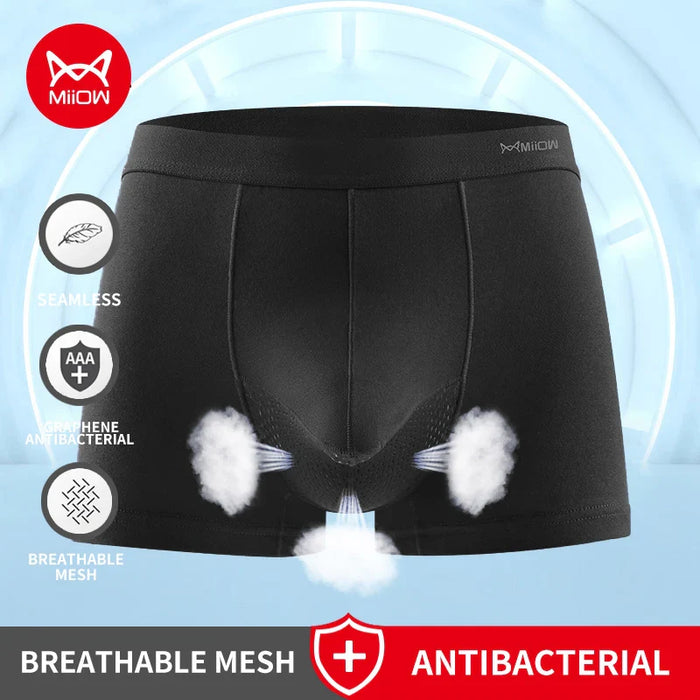 Pack Of 3 Soft Cotton Mens Boxer Shorts