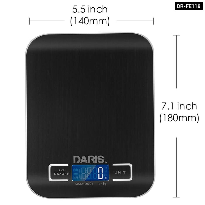 10Kg Stainless Stee Lmultifunction Digital Food Kitchen Scale