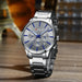 Stainless Steel Chronograph Quartz Watches With Luminous