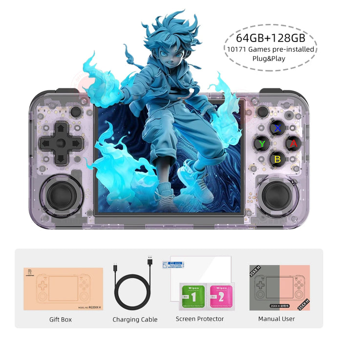 3.5 Handheld Console 5000 Retro Games 3300 Mah Ips Screen