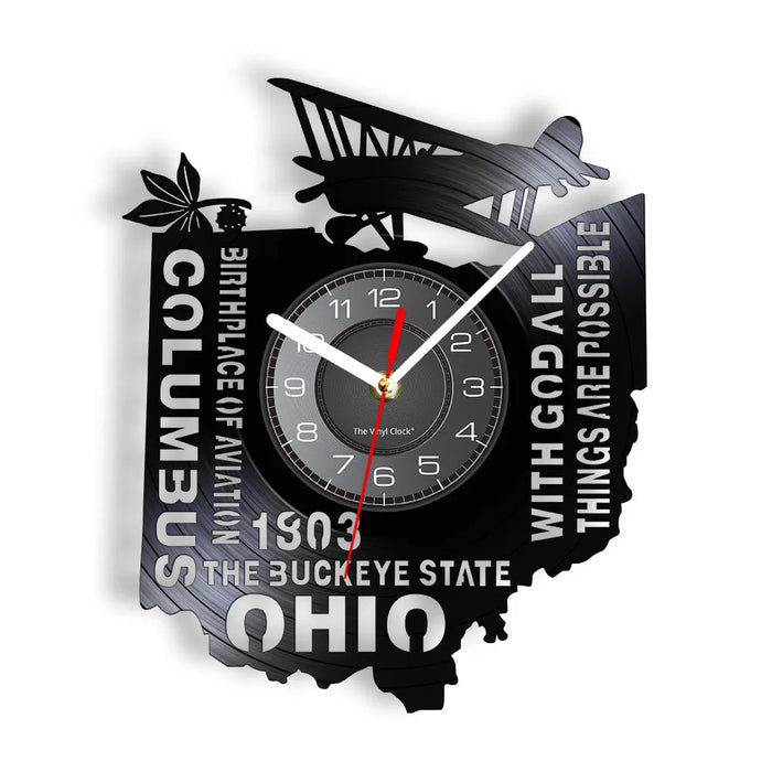 Gods Possible Ohio Wall Clock