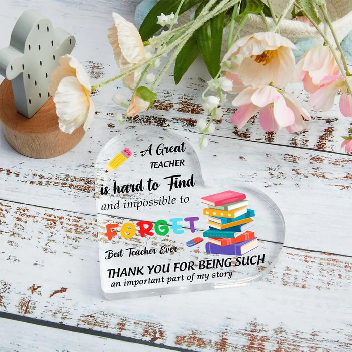 Teacher's Thank You Gift Classroom Decor Plaque