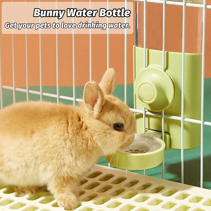 No Drip Small Animal Water Bottle 600Ml Gravity Dispenser